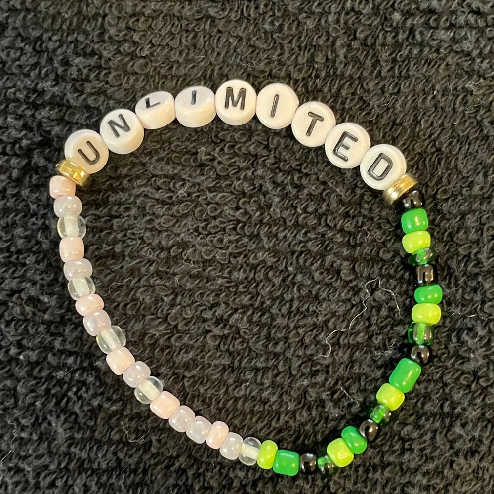 Set of 13 Unlimited Wicked themed Kids Beaded Bracelets - Party favors